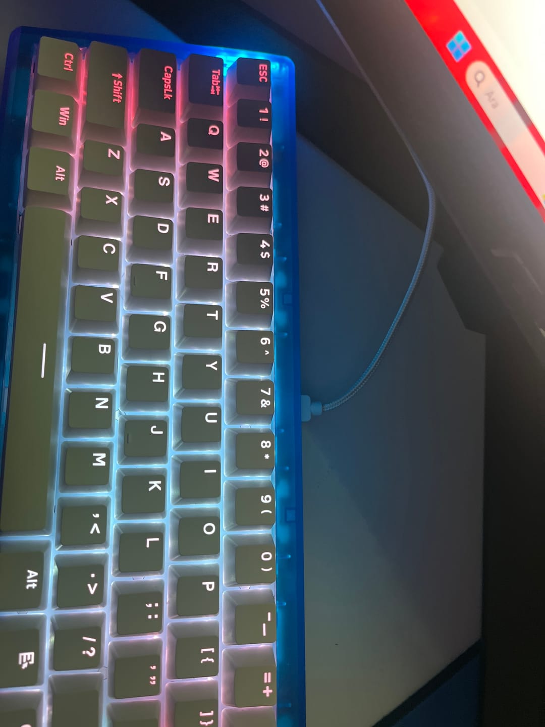Customer photo review of Wraith W60 Klavye (Manyetik Switch / HE)