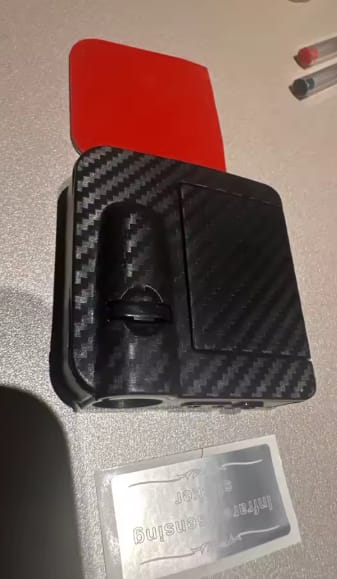 Customer photo review of Proyector Led Logo Personalizado 2 Piezas