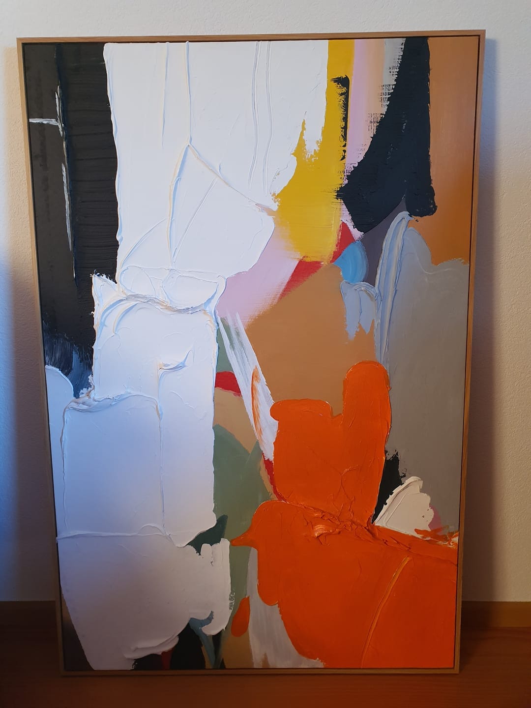 Customer photo review of Vibrancy - Colorful Textured Wall Art