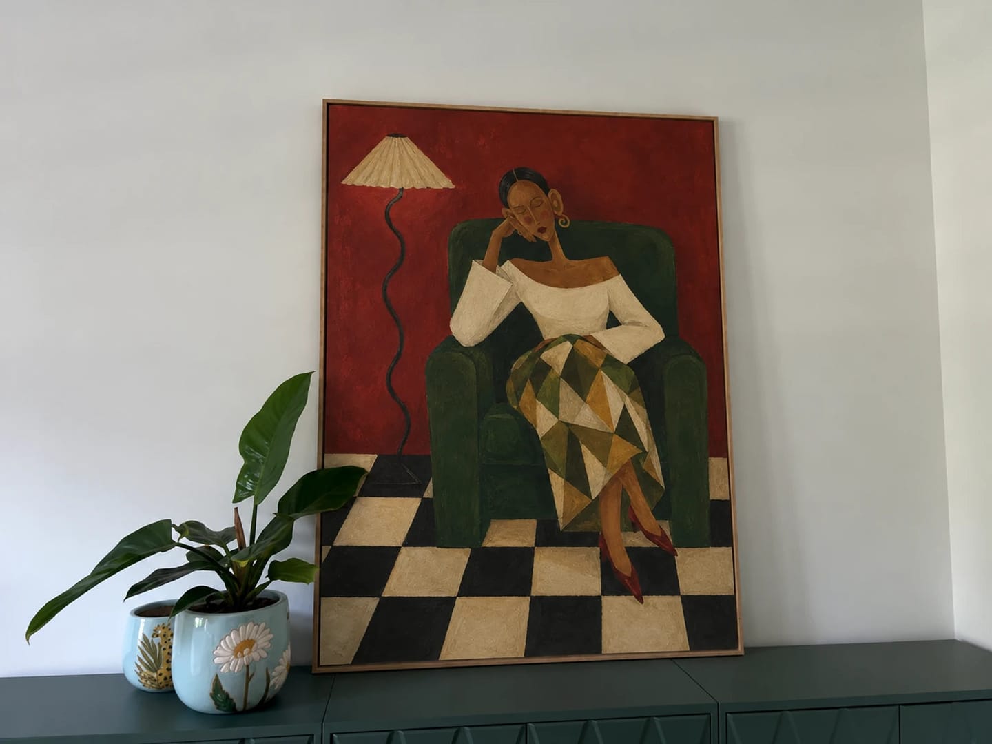 Customer photo review of Modern Folk Art ｜ Terracotta Rhythm