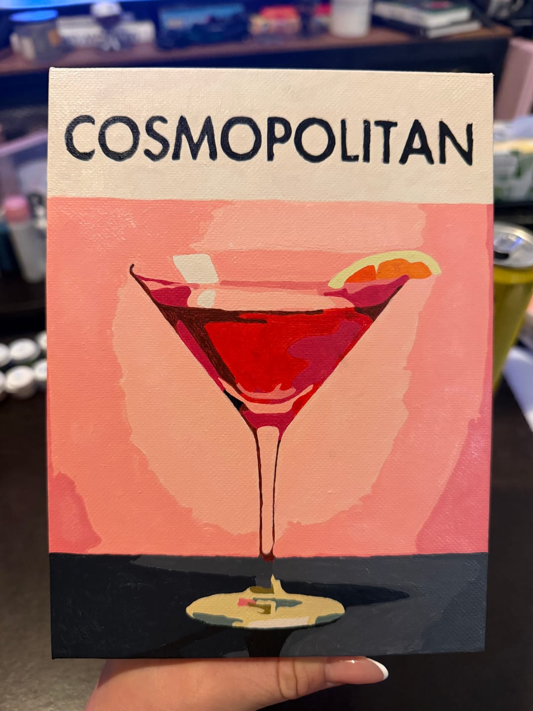 Customer photo review of 6 Mini Paintings - Cocktail Deluxe Set