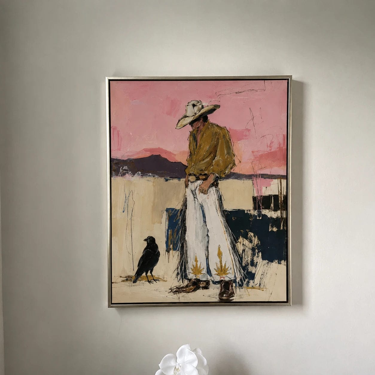 Customer photo review of Western Pop Art｜Pink Dusk Prairie
