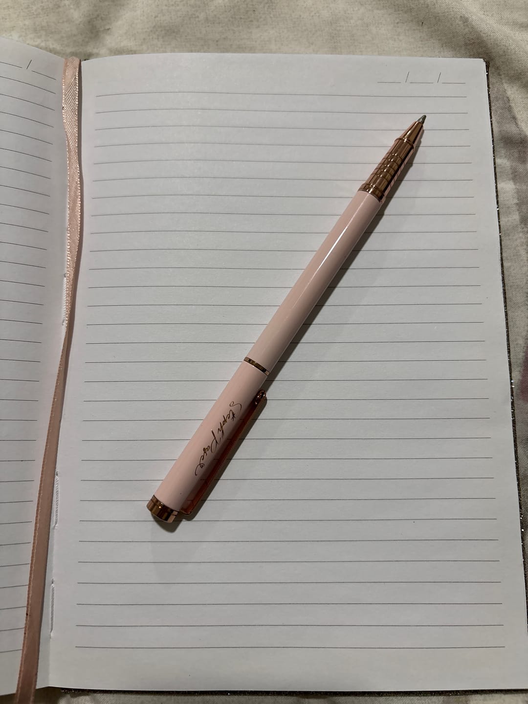 Customer photo review of The Signature Five Pen Pack - ROSE GOLD