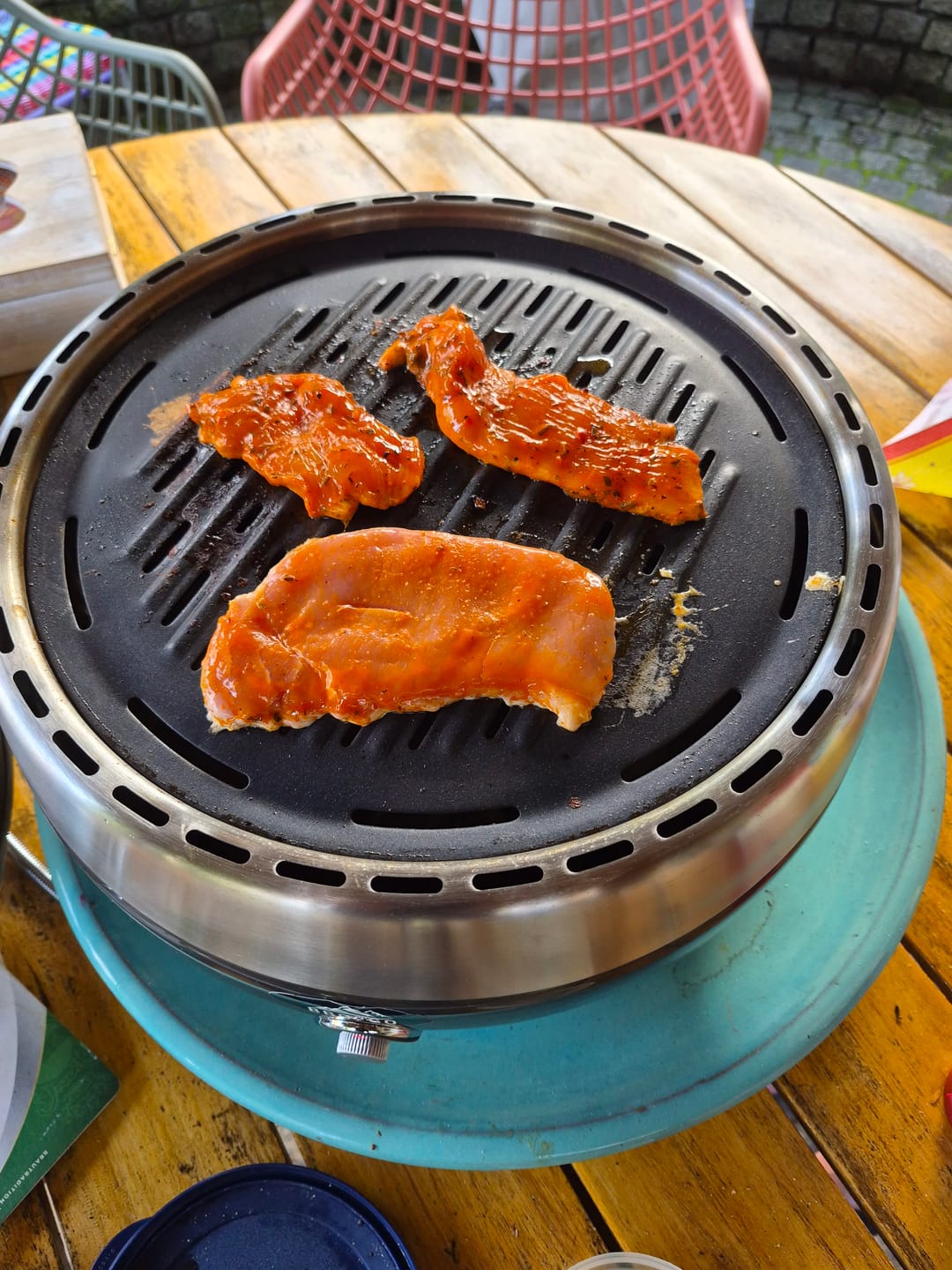 Customer photo review of BBQ2GO met Deksel