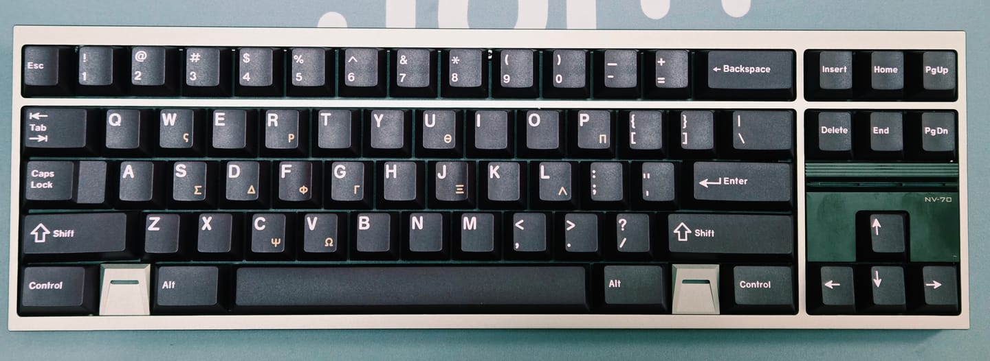 Customer photo review of KEYKOBO Angel ABS Double-Shot Keycap Set Instock