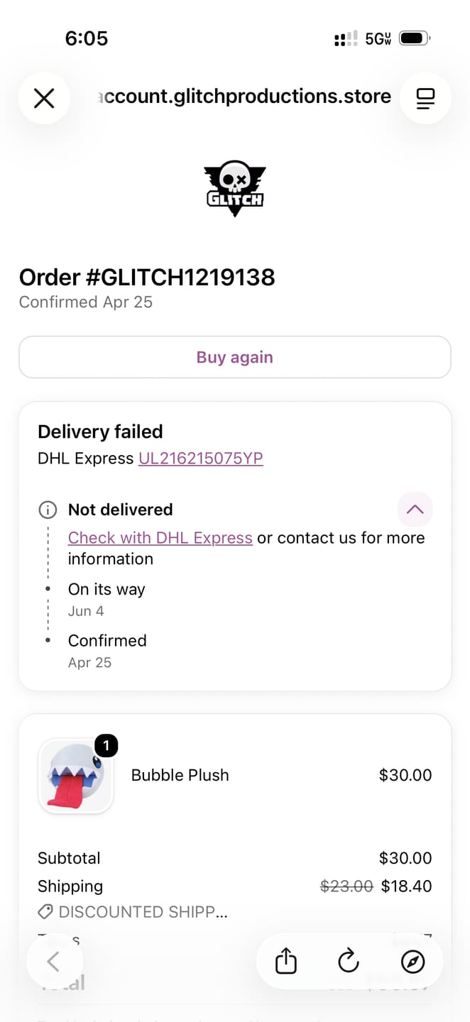 Customer photo review of Bubble Plush