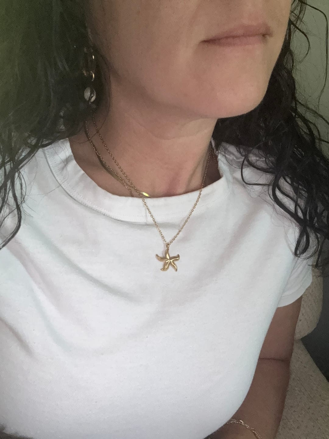 Customer photo review of Starfish Necklace (Bundle)