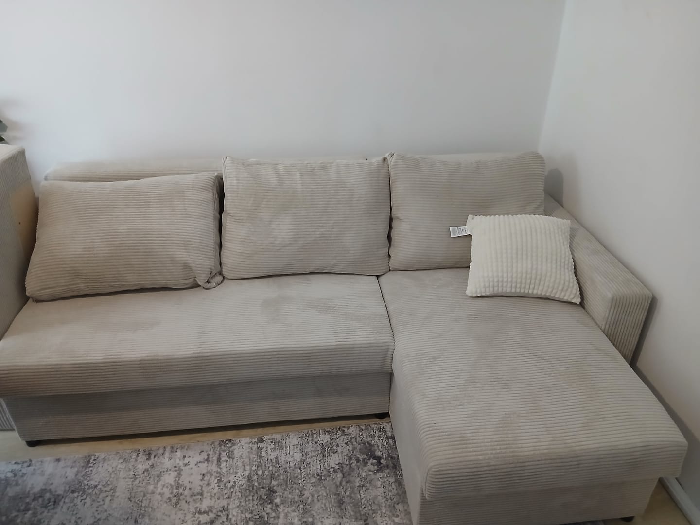 Customer photo review of Narożnik NEO BP sztruks