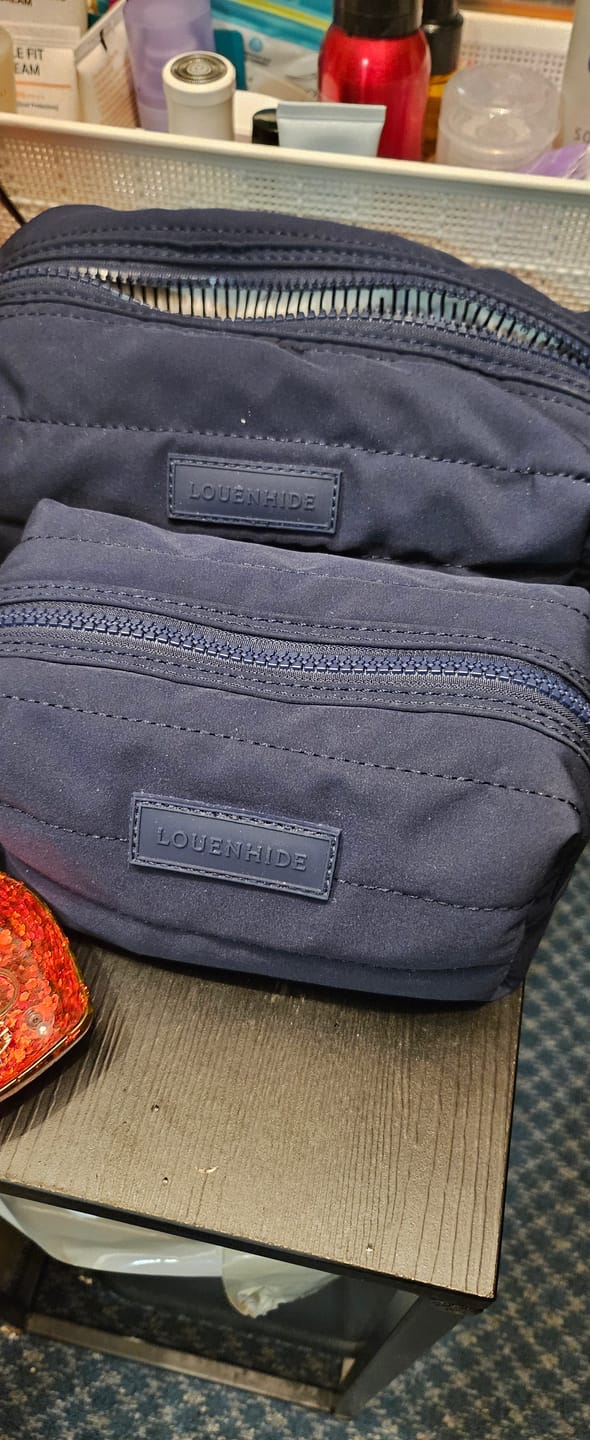 Customer photo review of Mila Cosmetic Case - Navy