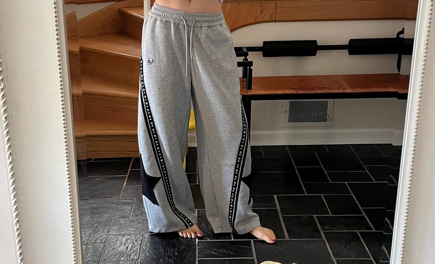 Customer photo review of Aelfric Eden Panel Baggy Barrel Sweatpants