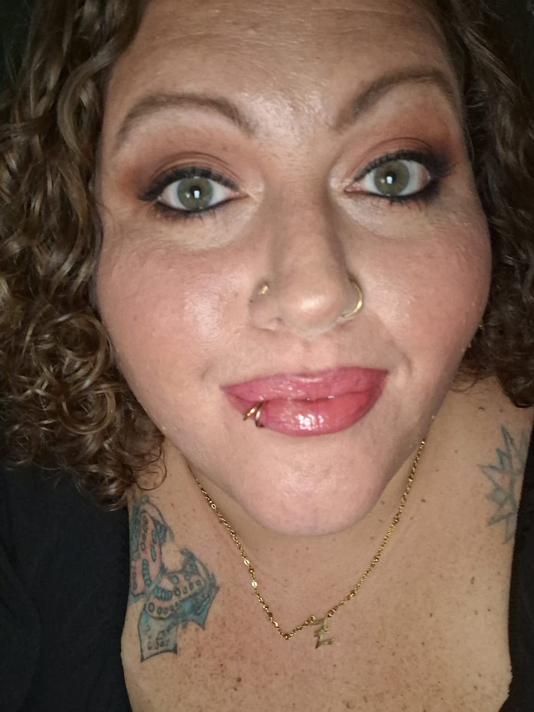 Customer photo review of Whimsy Kiss Gloss: Just Like Honey