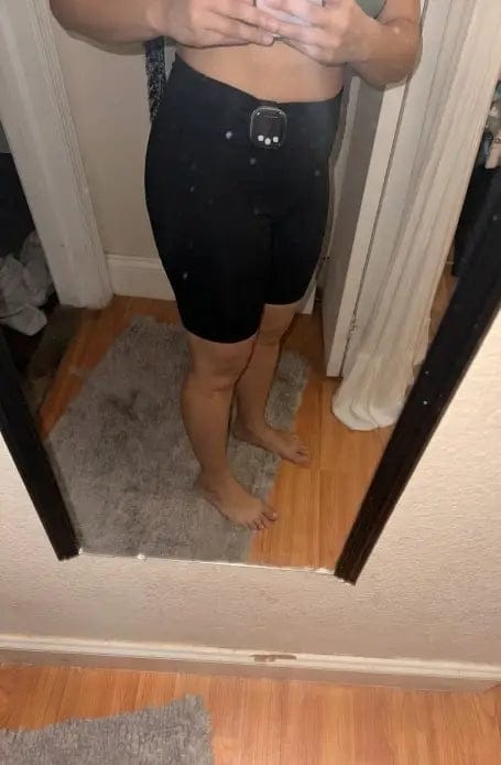 Customer photo review of Zavelix EMS PowerShape Shorts