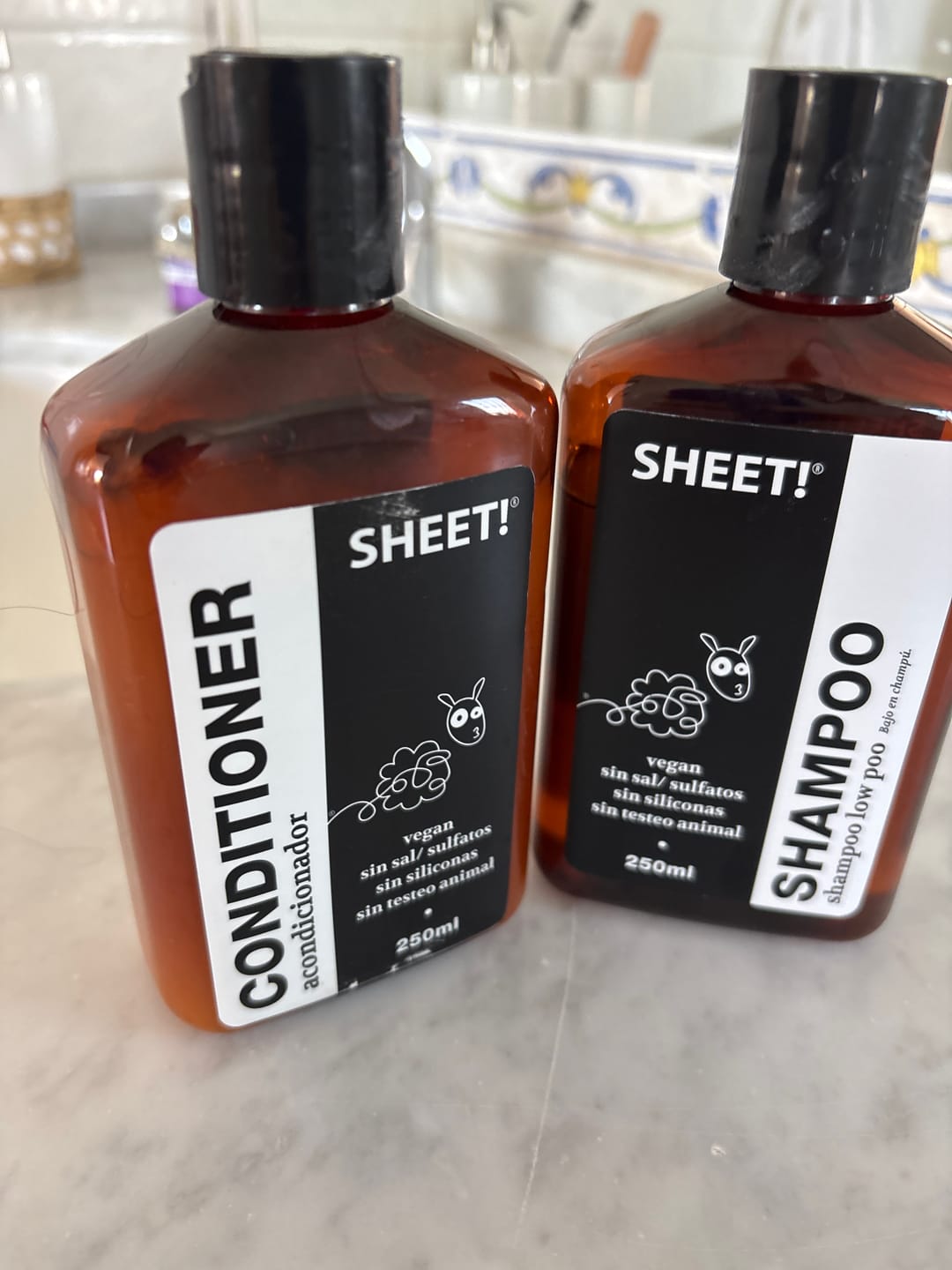 Customer photo review of Shampoo para rulos + acondicionador Low Poo