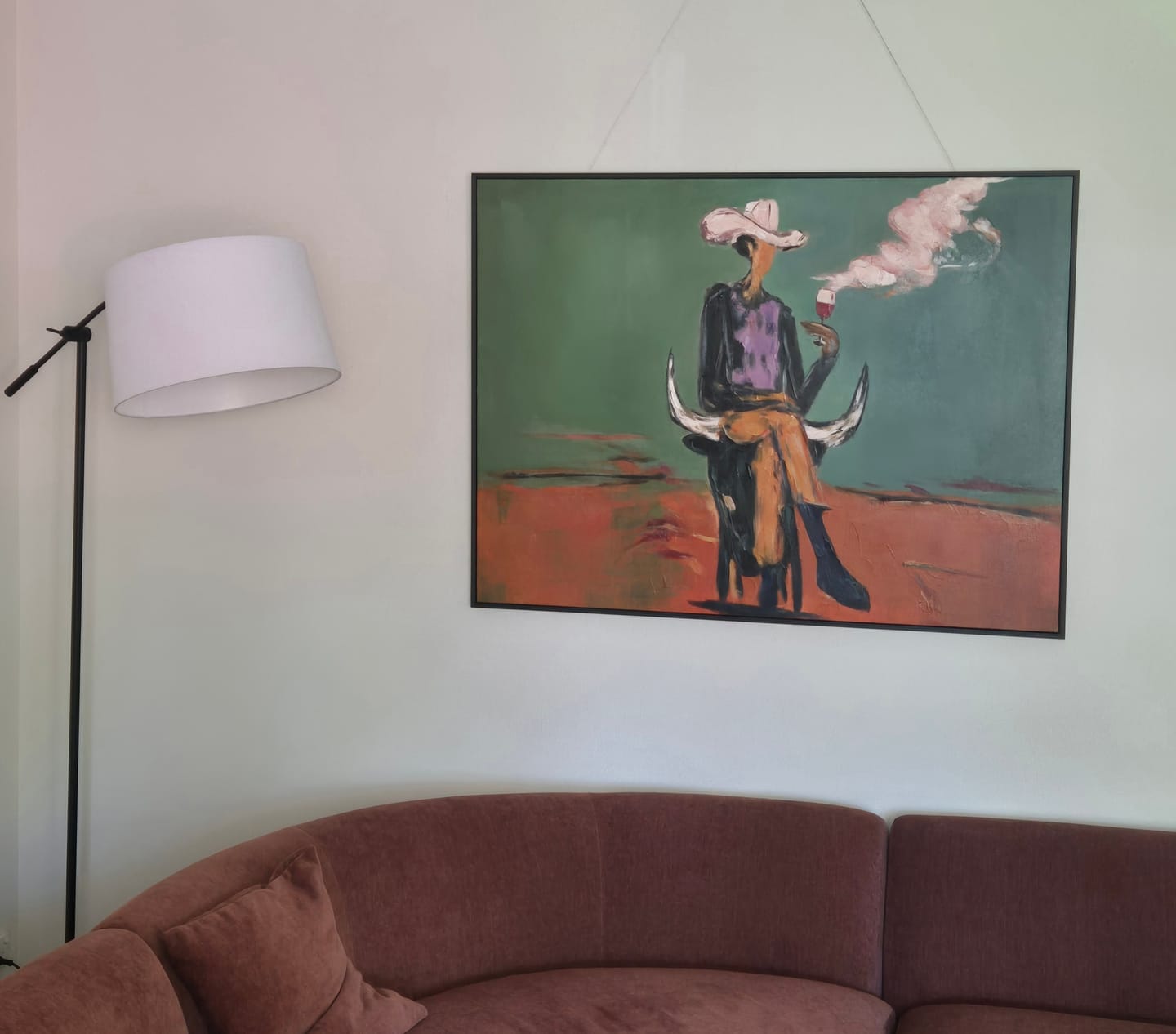 Customer photo review of Western Cowboy Art #VA153