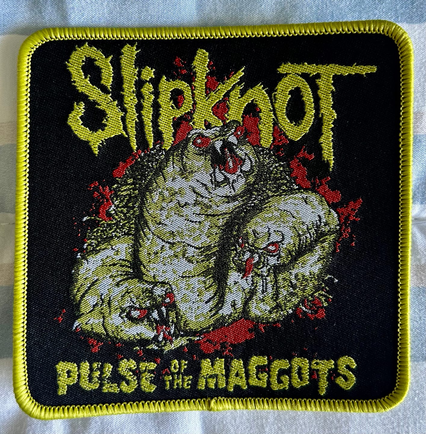 Customer photo review of Slipknot - Pulse Of The Maggots - Patch