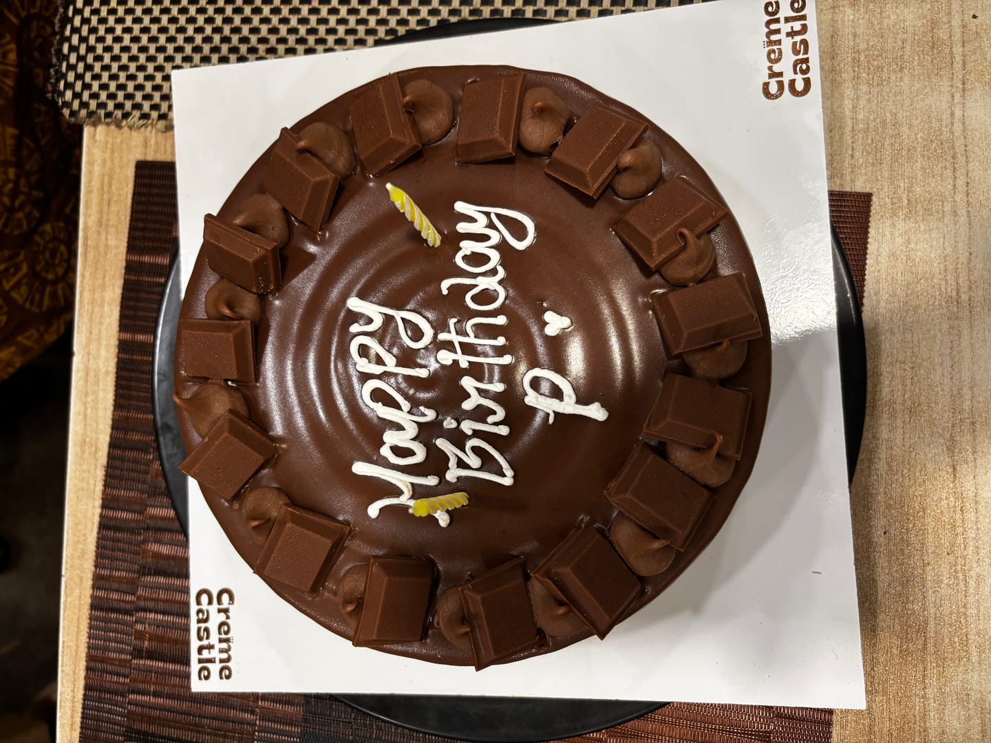 Customer photo review of Classical Dairy Milk Cake