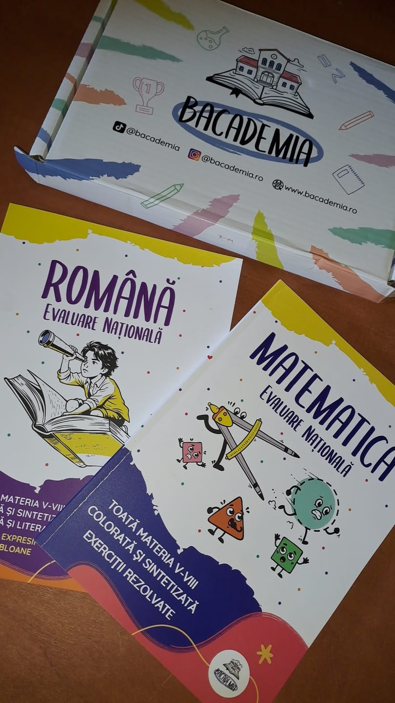 Customer photo review of Pachet Evaluare Națională (Română + Matematică) Bacademia