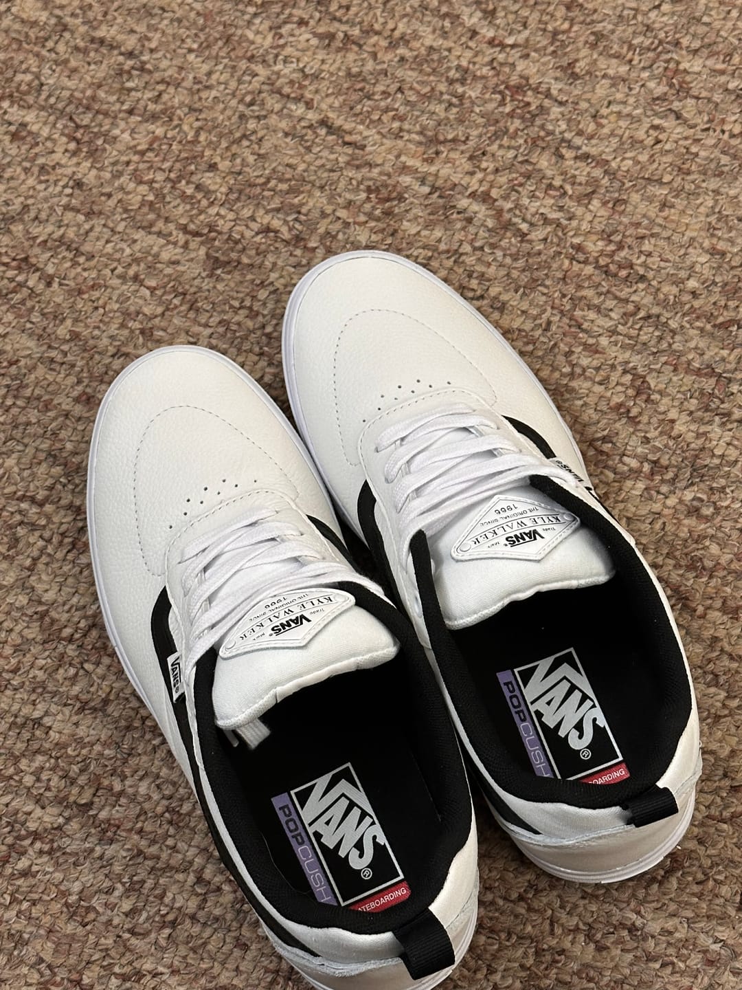 Customer photo review of Vans - Kyle Walker Leather True White/Black