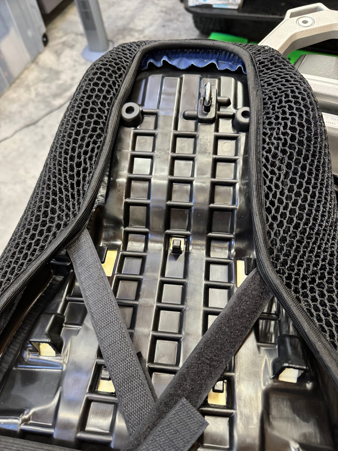 Customer photo review of Wind Rider Seat Cover