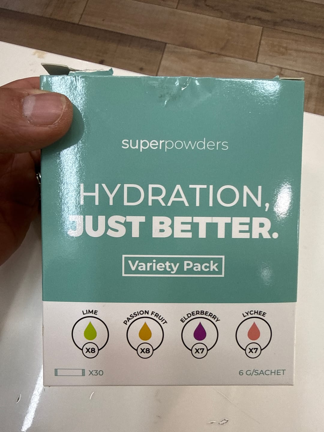 Customer photo review of LIME ELECTROLYTES