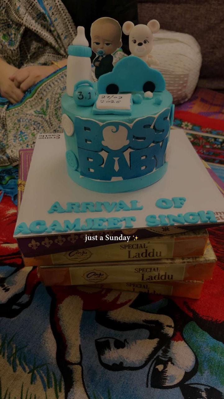 Customer photo review of Boss baby Toy Design Cake