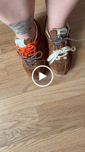 Customer photo review of MIUMIU x NB BROWN Sneakers 530 SUEDE