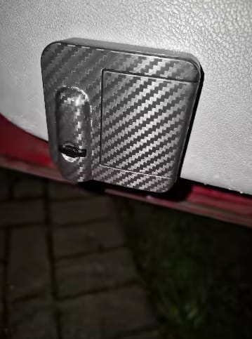 Customer photo review of Proyector Led Logo Personalizado 2 Piezas