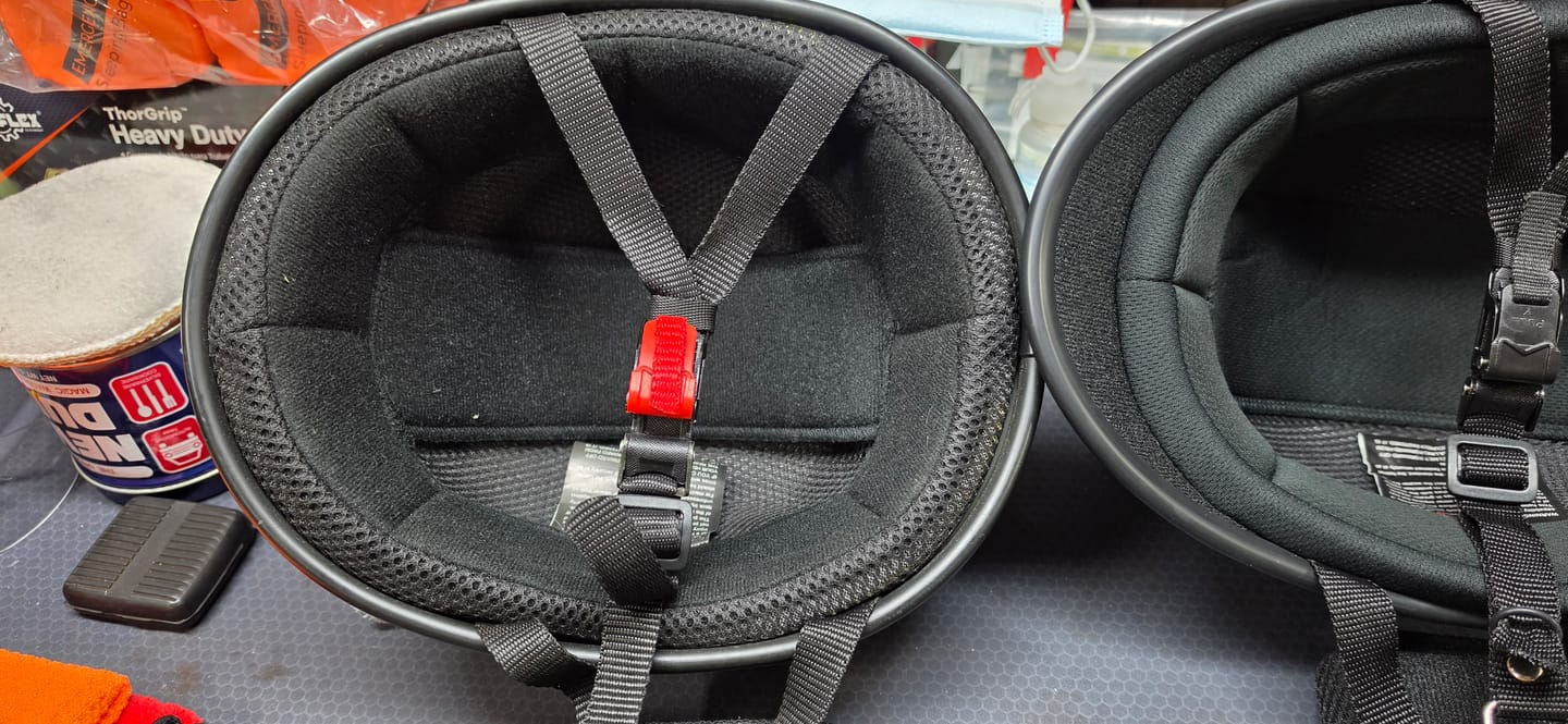 Customer photo review of Smallest & Lightest DOT Polo Helmet - Punisher Style