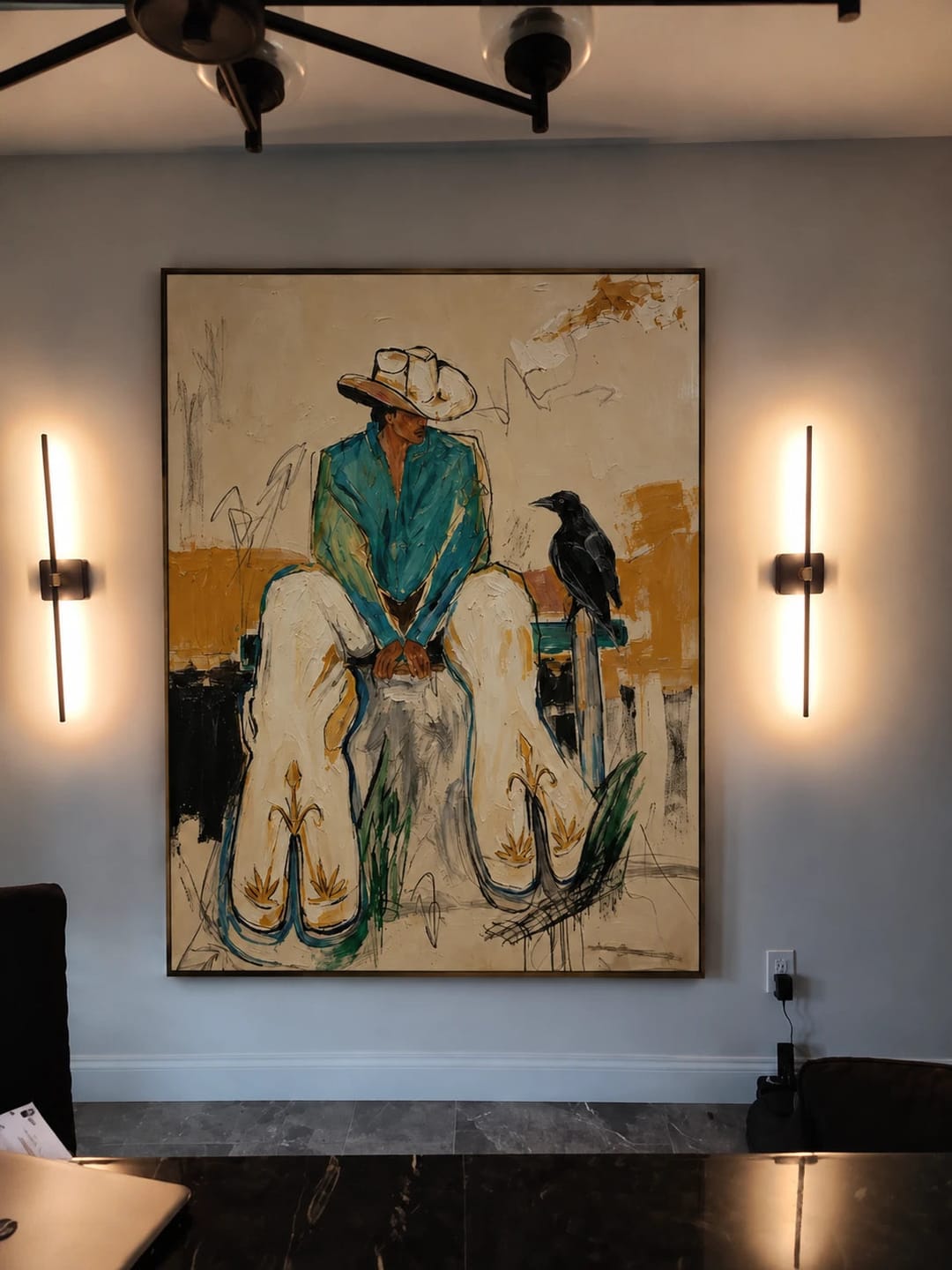 Customer photo review of Western Pop Art｜Crow On The Prairie