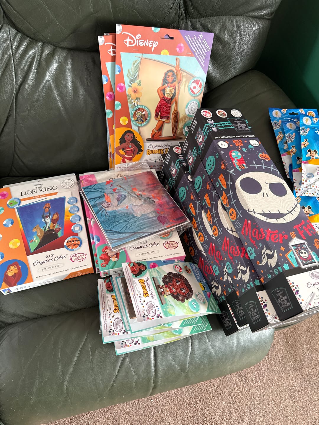 Customer photo review of Disney Crystal Art Mystery Box