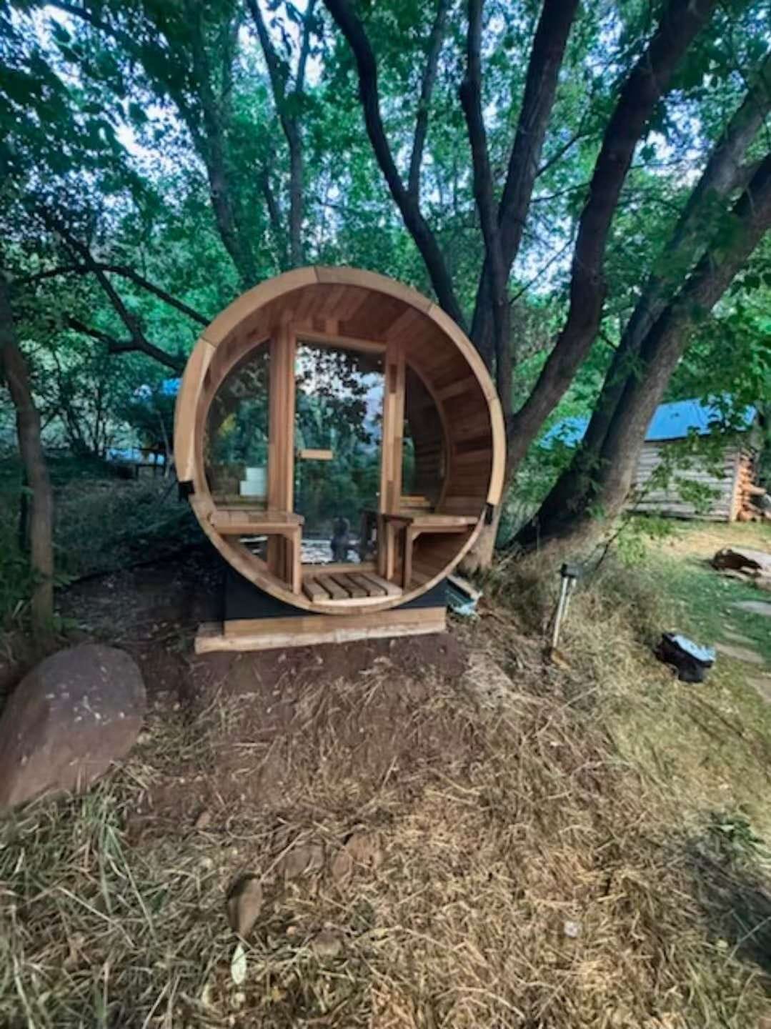 Customer photo review of SAUNAONES® Barrel Sauna Serenity Nature Air 7