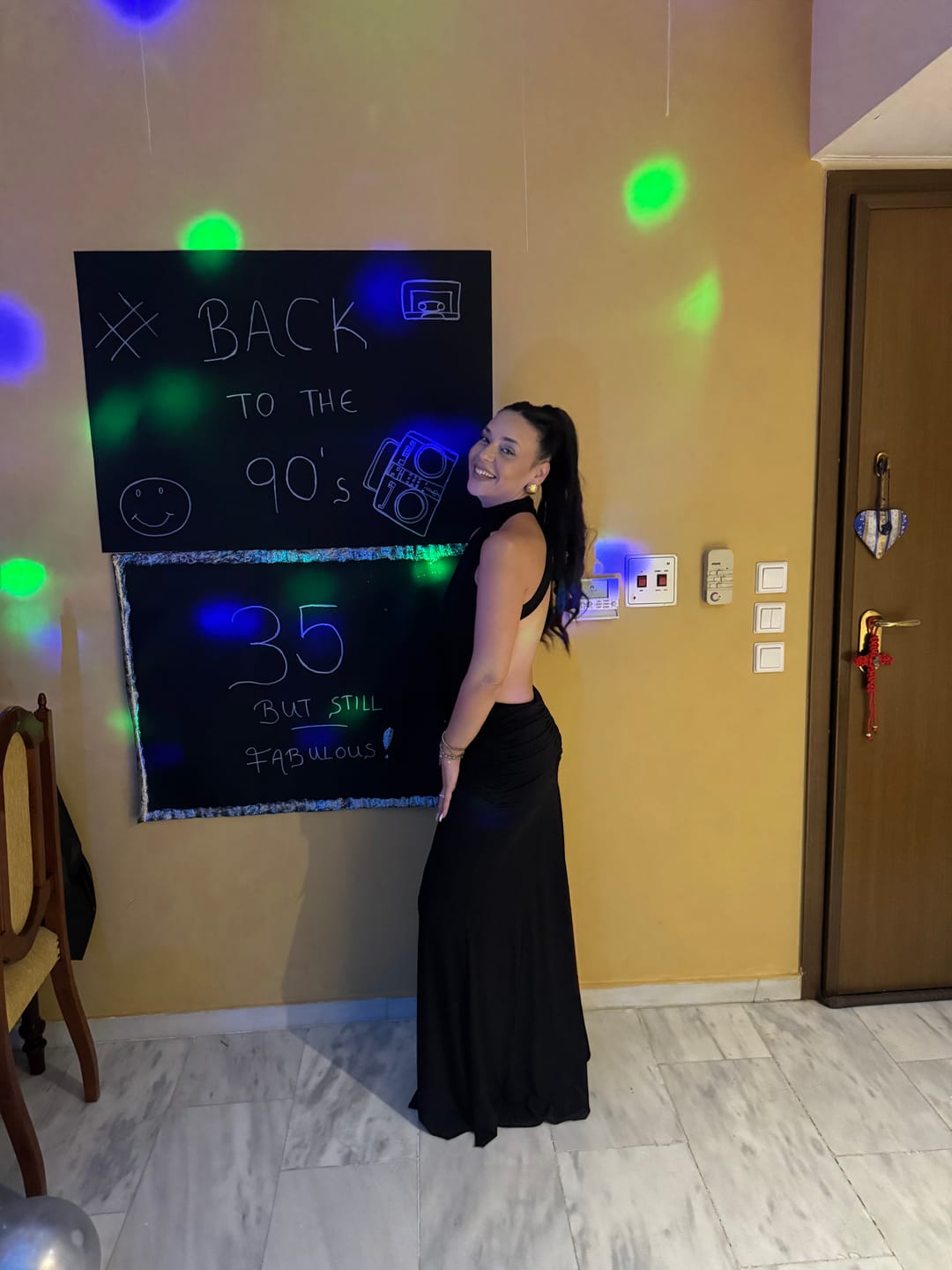 Customer photo review of Maxi Φόρεμα με Ανοιχτή Πλάτη & Halter Λαιμό