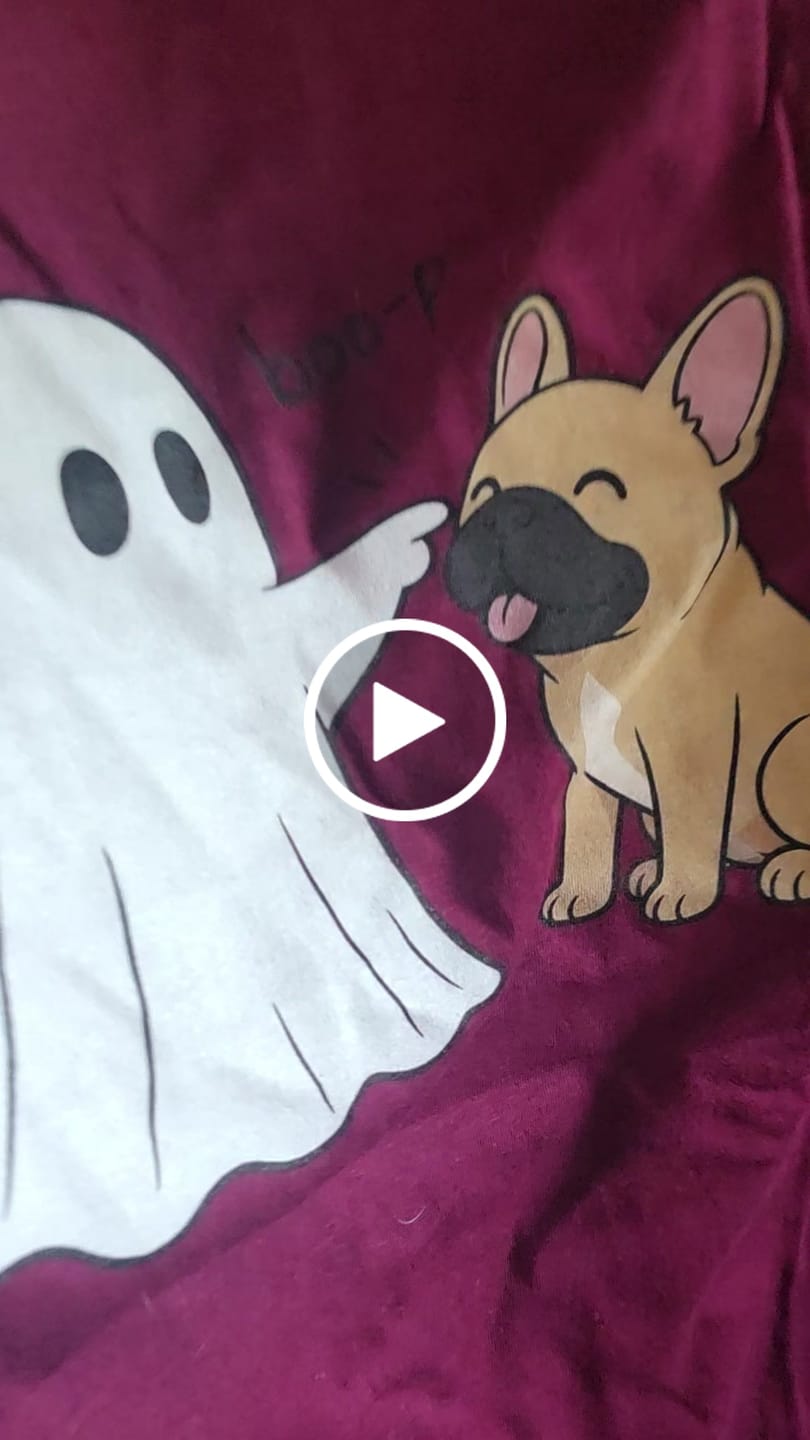 Customer video review of Boo-p Frenchie Shirt