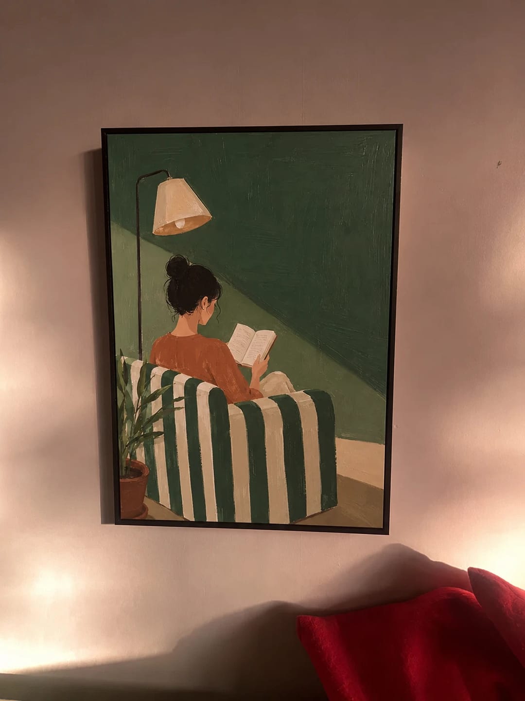 Customer photo review of Modern Folk Art｜Emerald Reading Hour