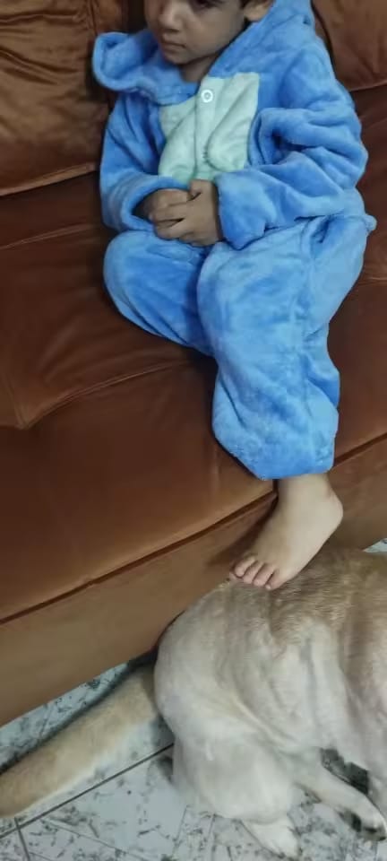 Customer photo review of Grenouillère Enfant Stitch