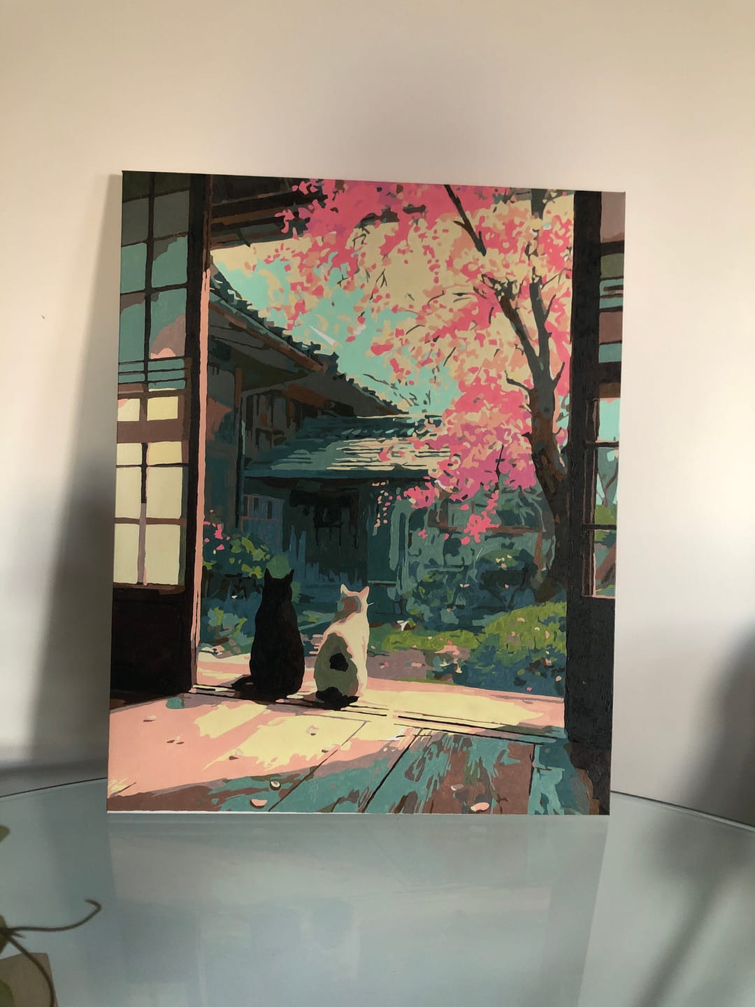 Customer photo review of Japanese stillness | Paint by Number