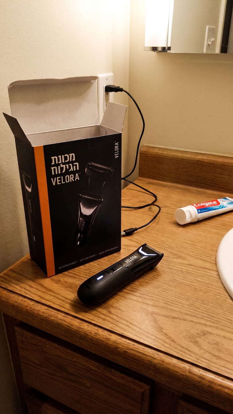 Customer photo review of מכונת הגילוח של VELORA