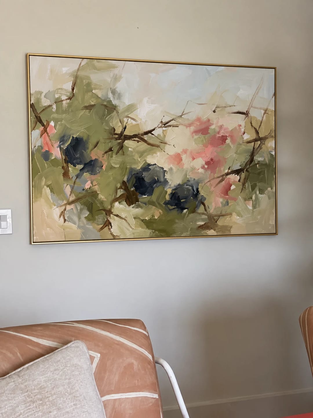 Customer photo review of Expressive Contemporary Art｜Garden Branch Abstraction