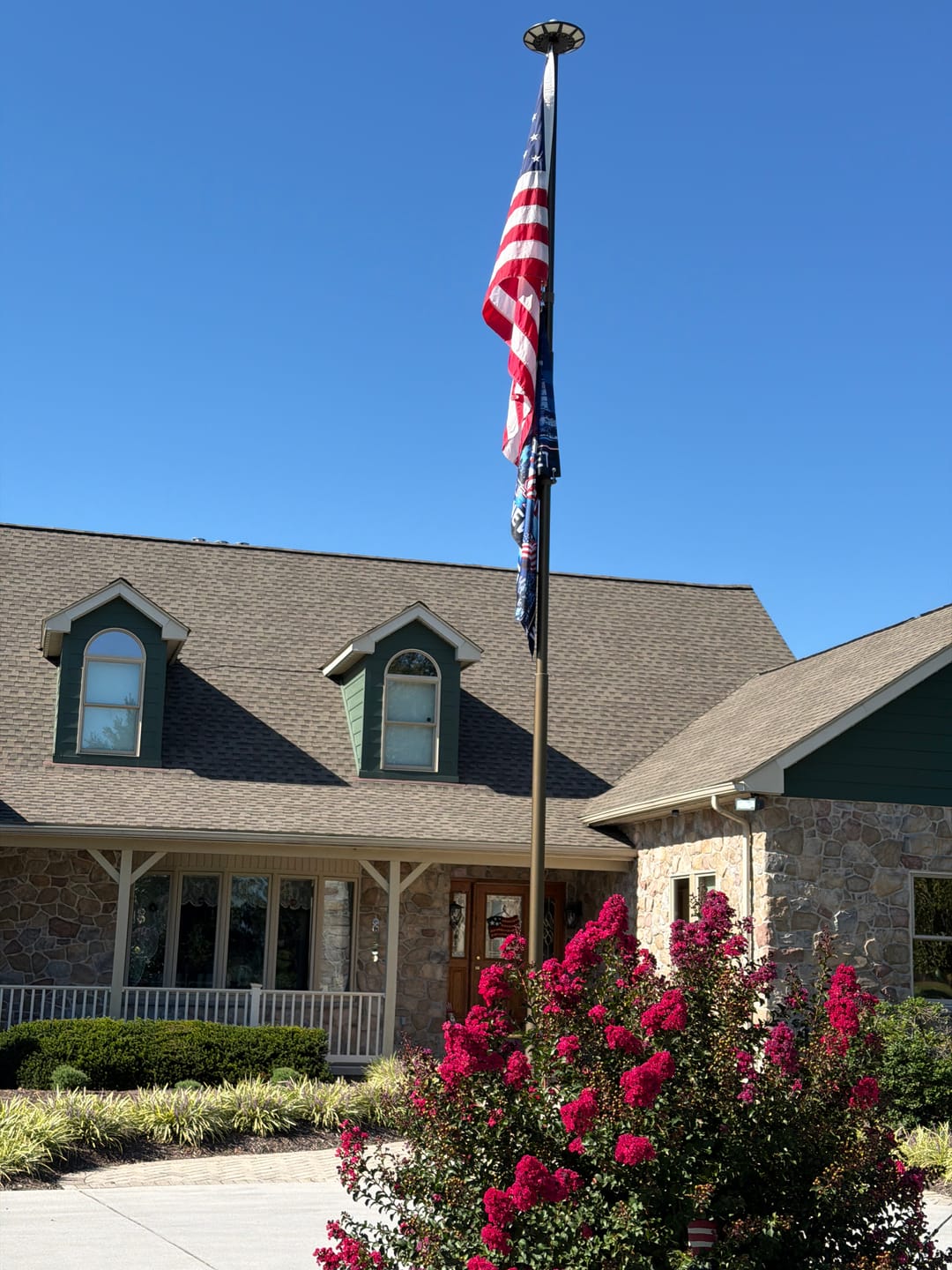 Customer photo review of 4' x 6' American Flag