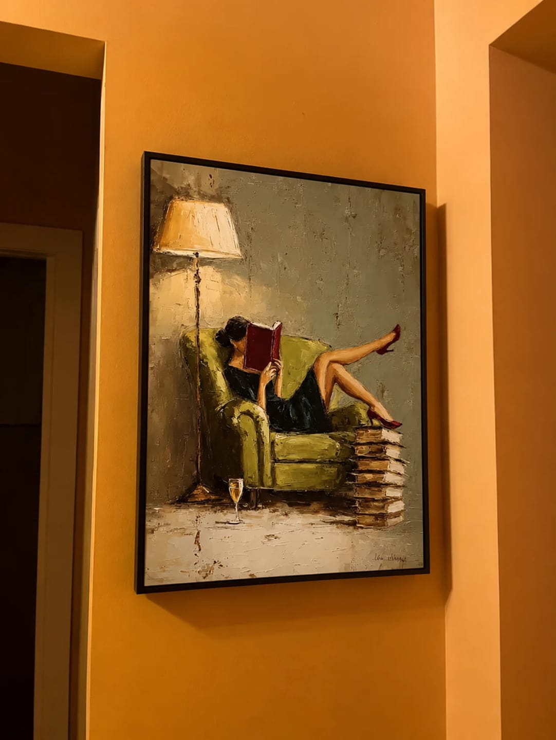 Customer photo review of Modern Folk Art｜Olive Reading Reverie