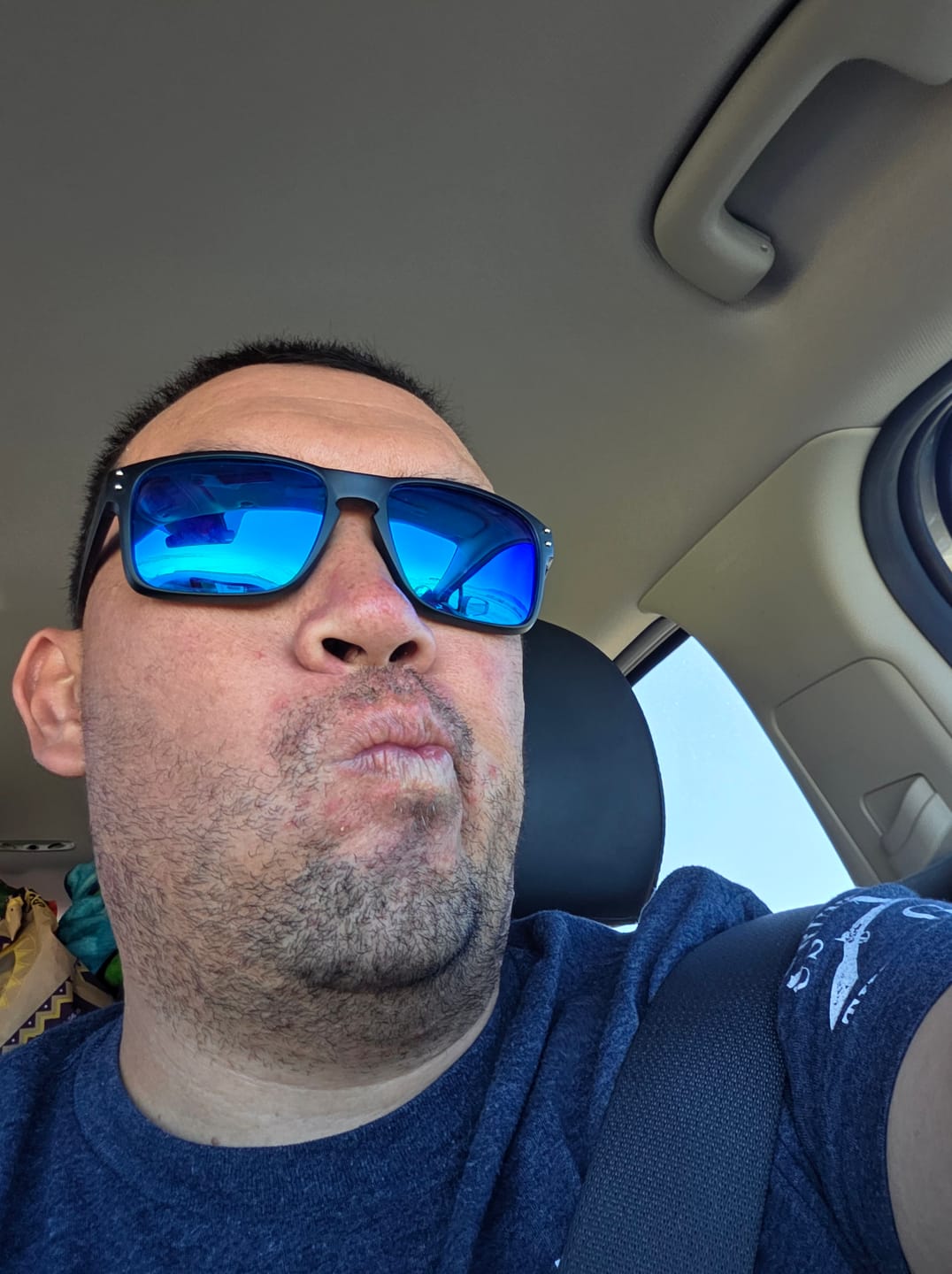Customer photo review of 80Eighty® Polarized Sunglasses - Blue Chrome