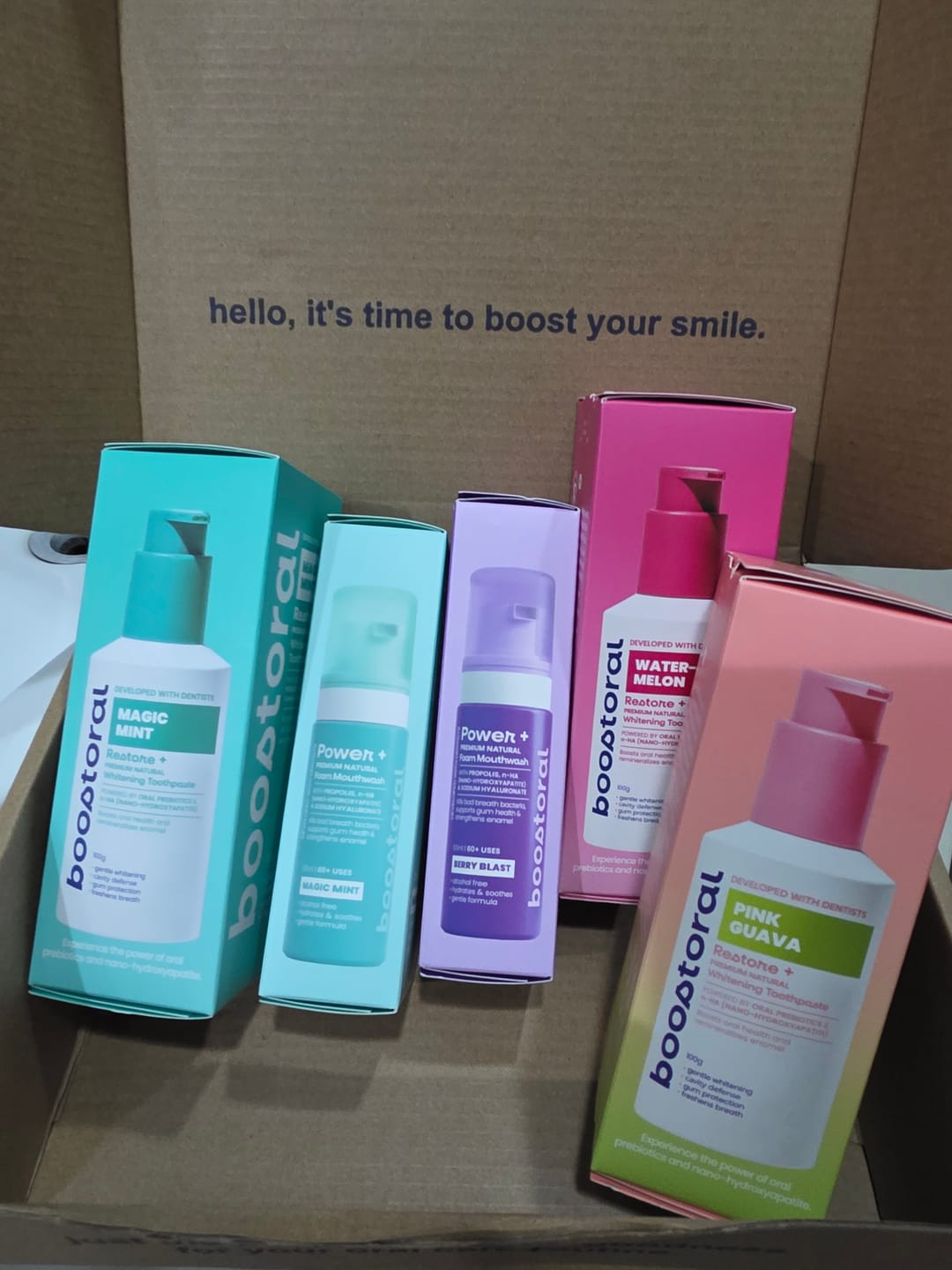 Customer photo review of Power+ Foam Mouthwash Twin Pack