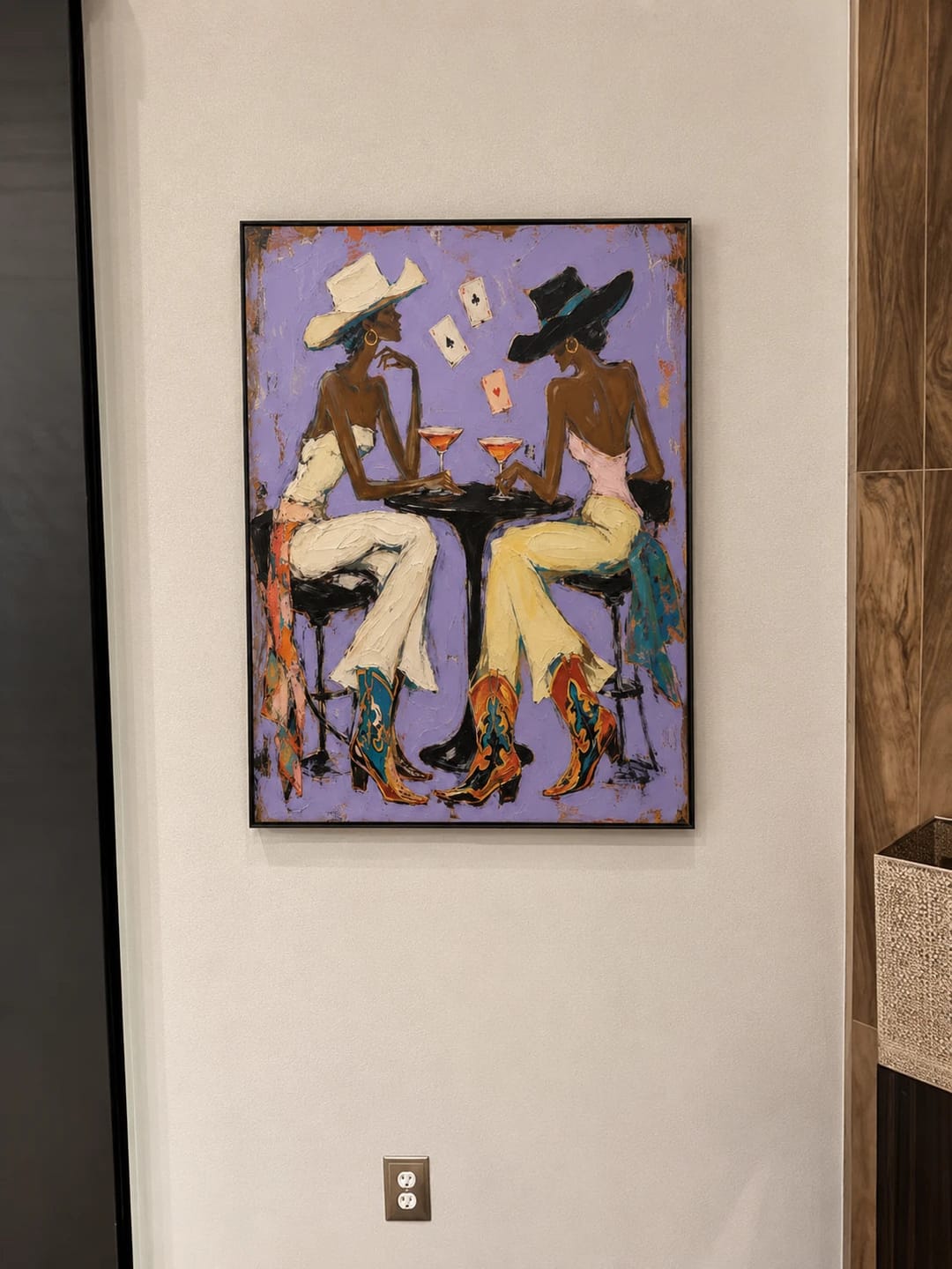 Customer photo review of Western Pop Art｜Lavender Card Game