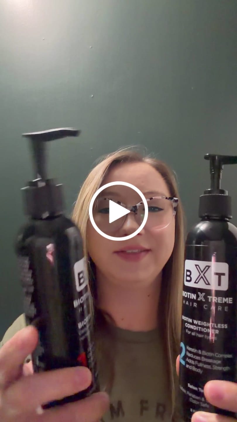 Customer video review of Biotin Shampoo and Conditioner Set, DHT Blocker For Hair Growth - 15% Off