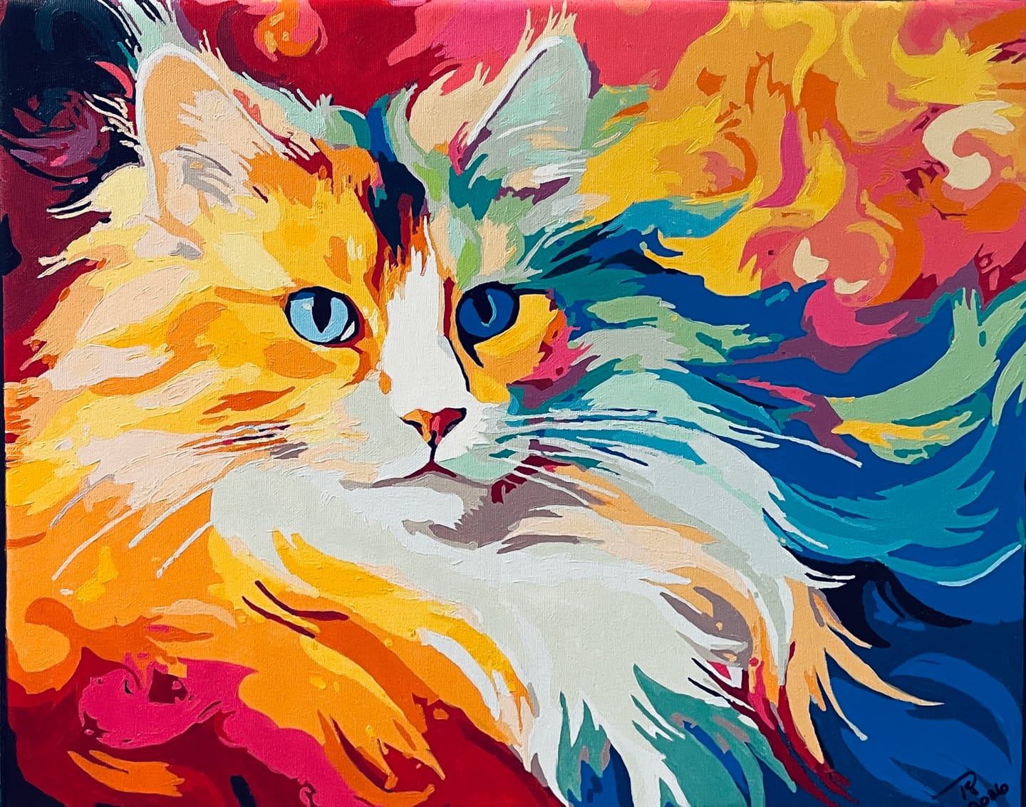 Customer photo review of Cat Rainbow