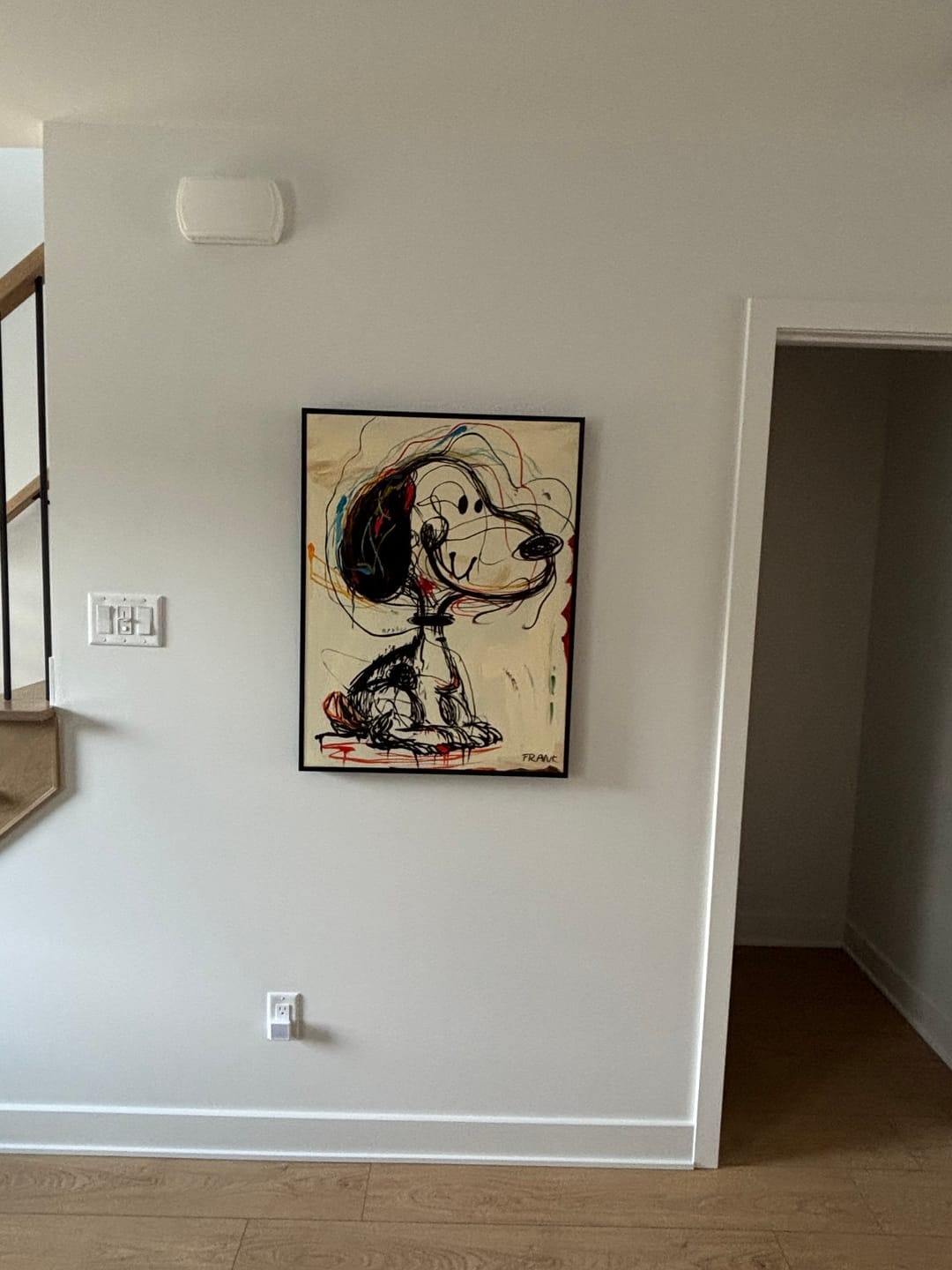 Customer photo review of Vibe - Abstract Graffiti Wall Art