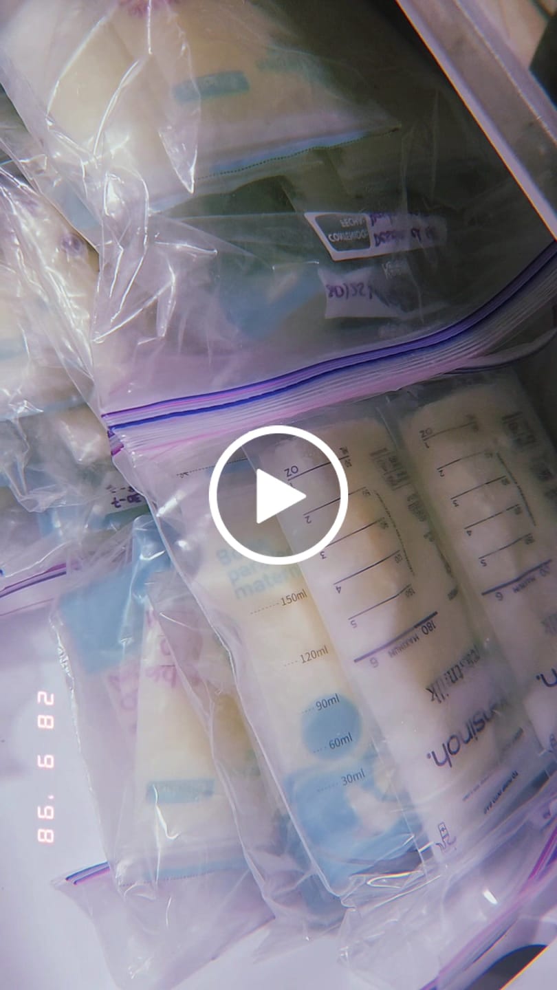 Customer video review of Bolsa para leche materna 25un