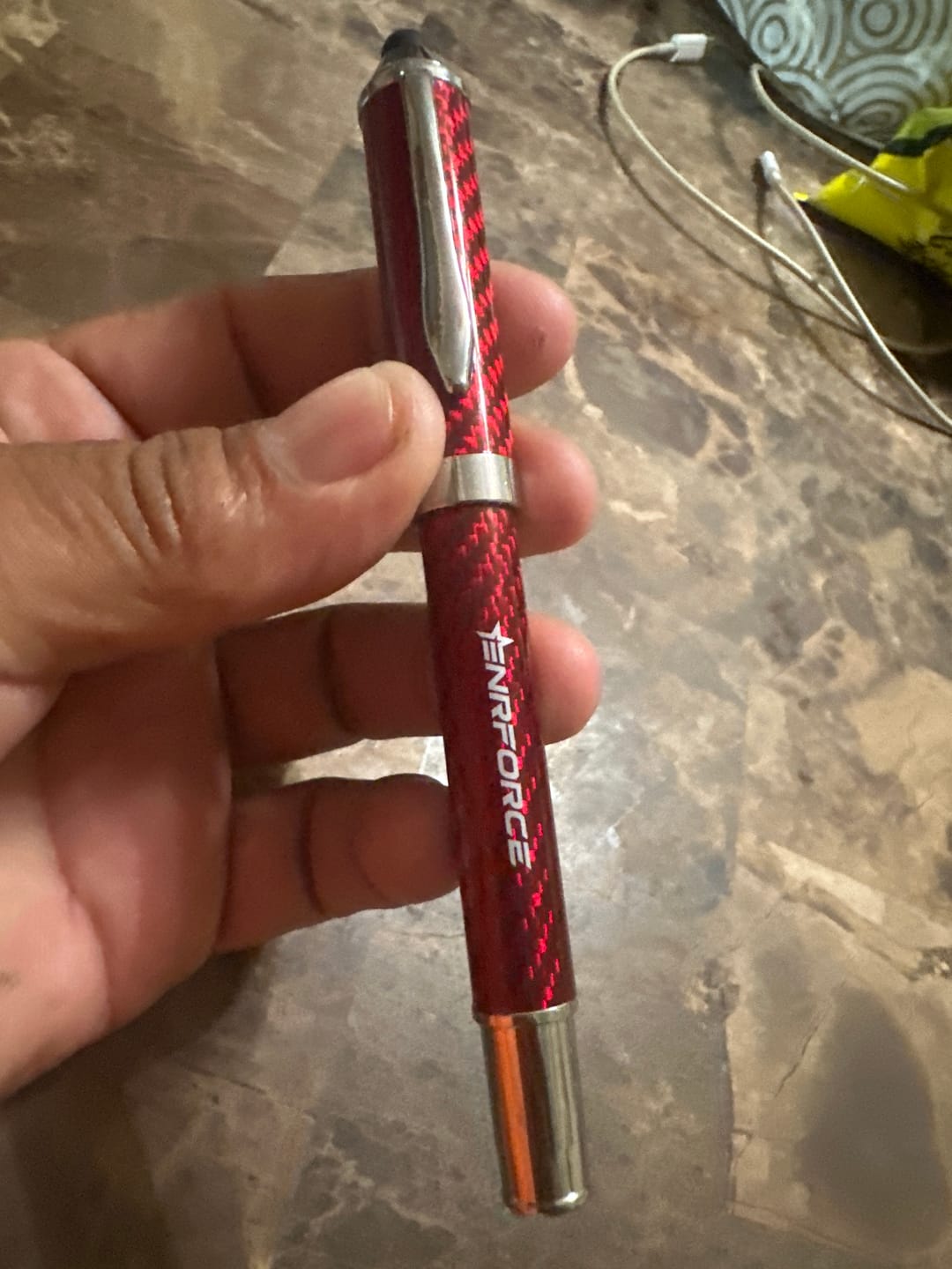 Customer photo review of Carbonstrike Pen