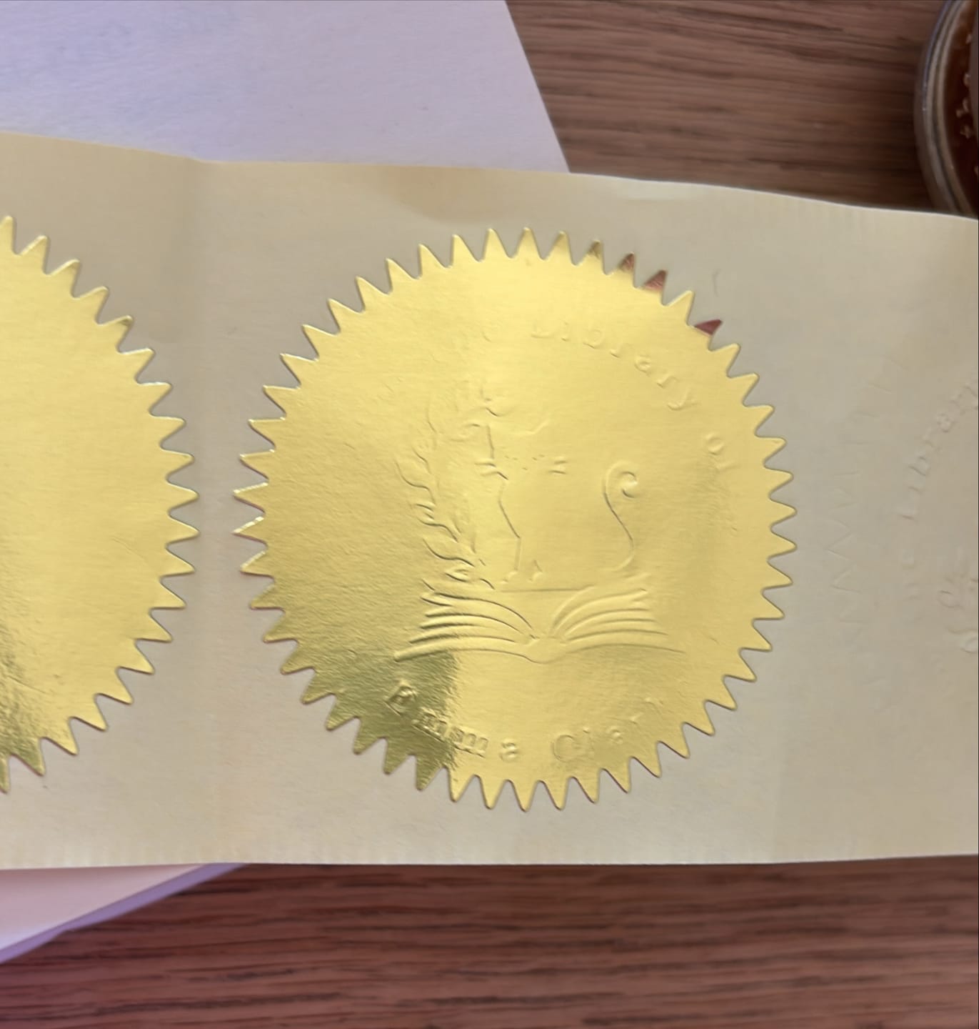 Customer photo review of Custom Embosser