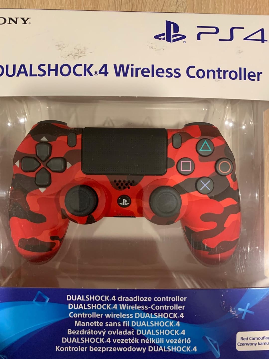 Customer photo review of Sony Manette sans fil PS4 Dualshock – Édition Camouflage